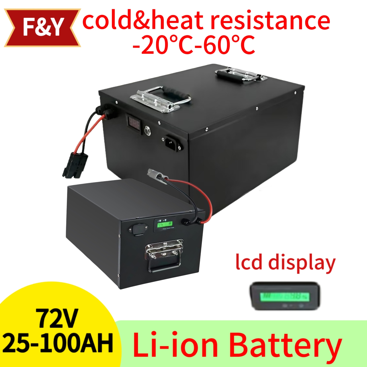 F&Y72V 25Ah 35Ah 45Ah 65Ah 80A – 72V 60Ah Lifepo4 Battery Pack Bewertung und Preis