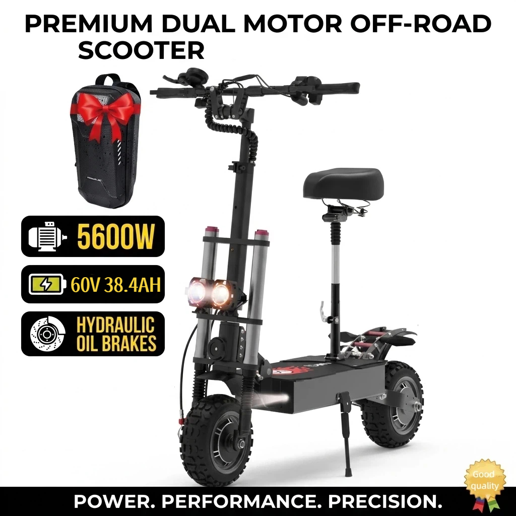 Elektroroller für Erwachsene,  – 60V 5600W Dual Motor Electric Scooter Bewertung und Preis
